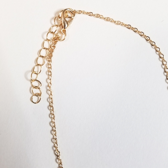 NEW Golden Handmade Whimsigoth Celestial Chain Necklace w/ Sun Moon & Star - Picture 5 of 6